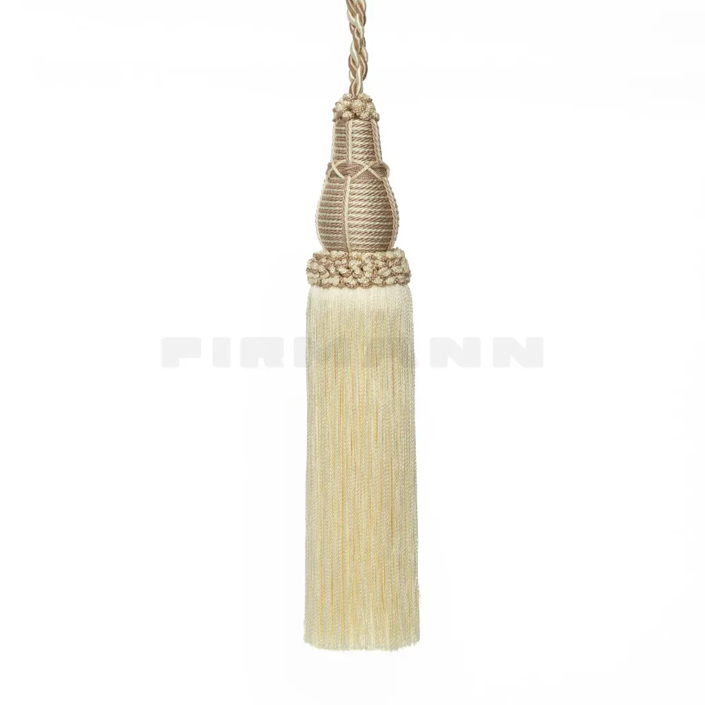 Schlüsselquaste FERRARA 21/34 cm, creme