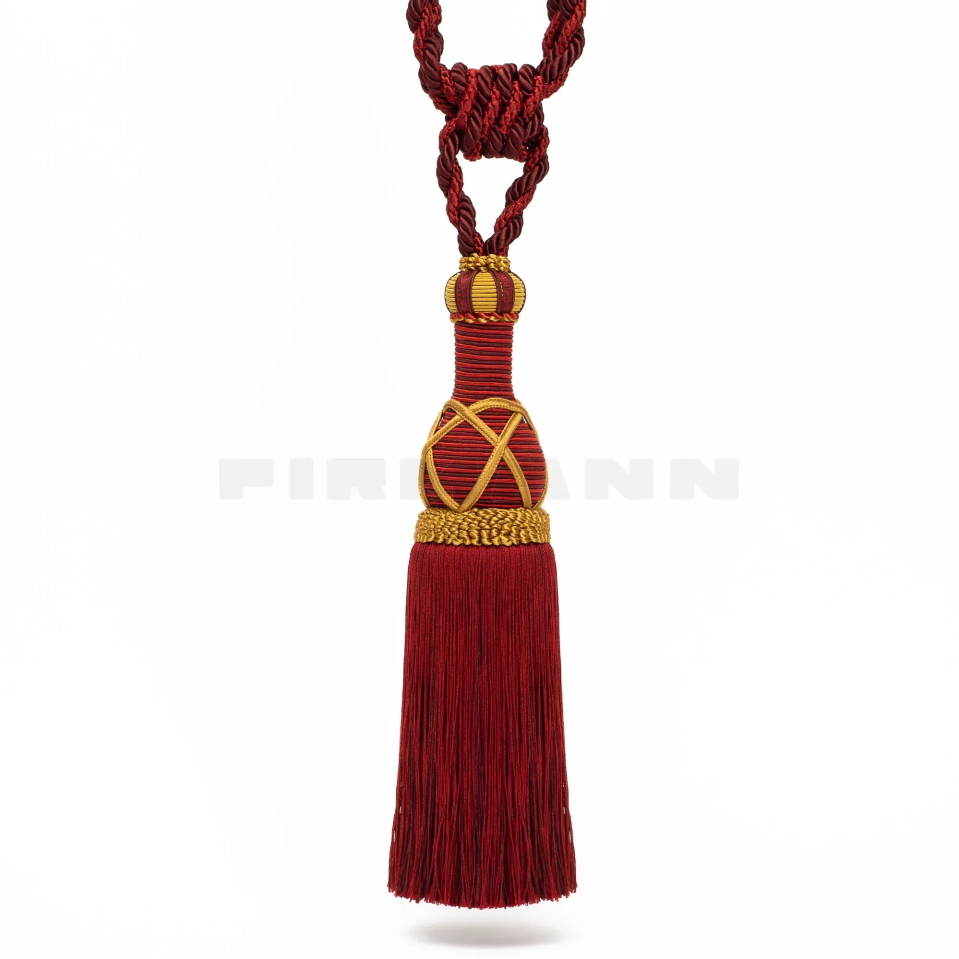 RH Contarini 80cm, Quaste 30cm campari/d.gold