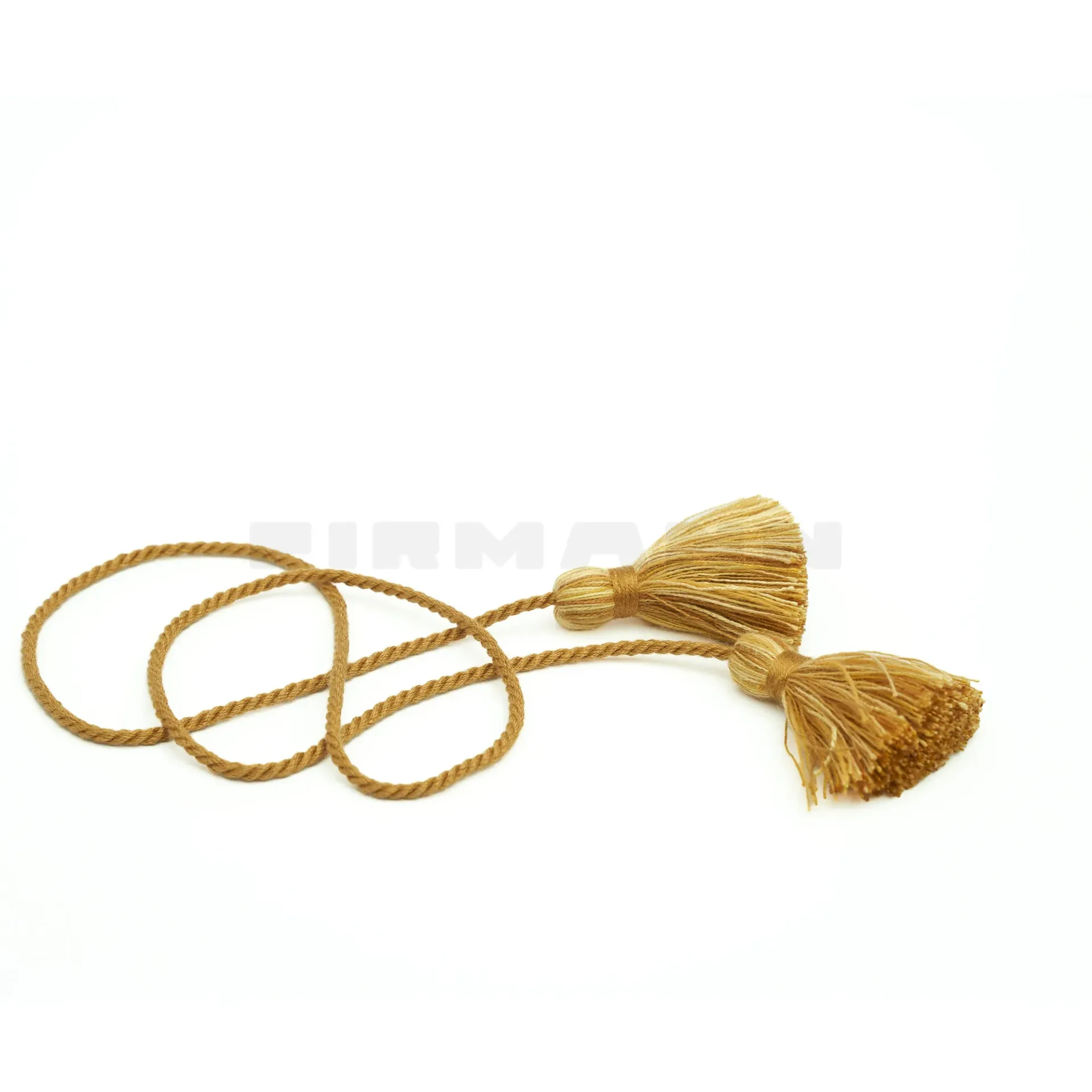 V-Bindegarnitur 70 cm mit 2 Quasten, gold