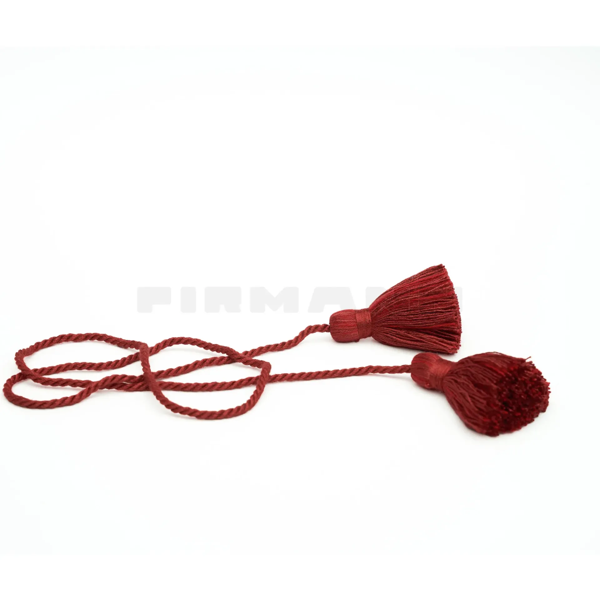 V-Bindegarnitur 70 cm mit 2 Quasten, merlot