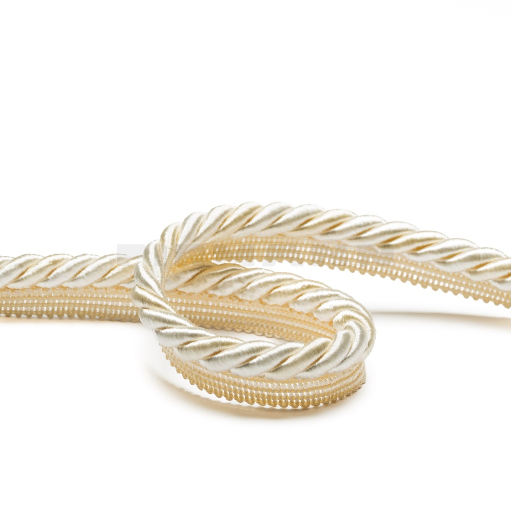 Kordel Parma+Fahne 9/12 mm eierschale