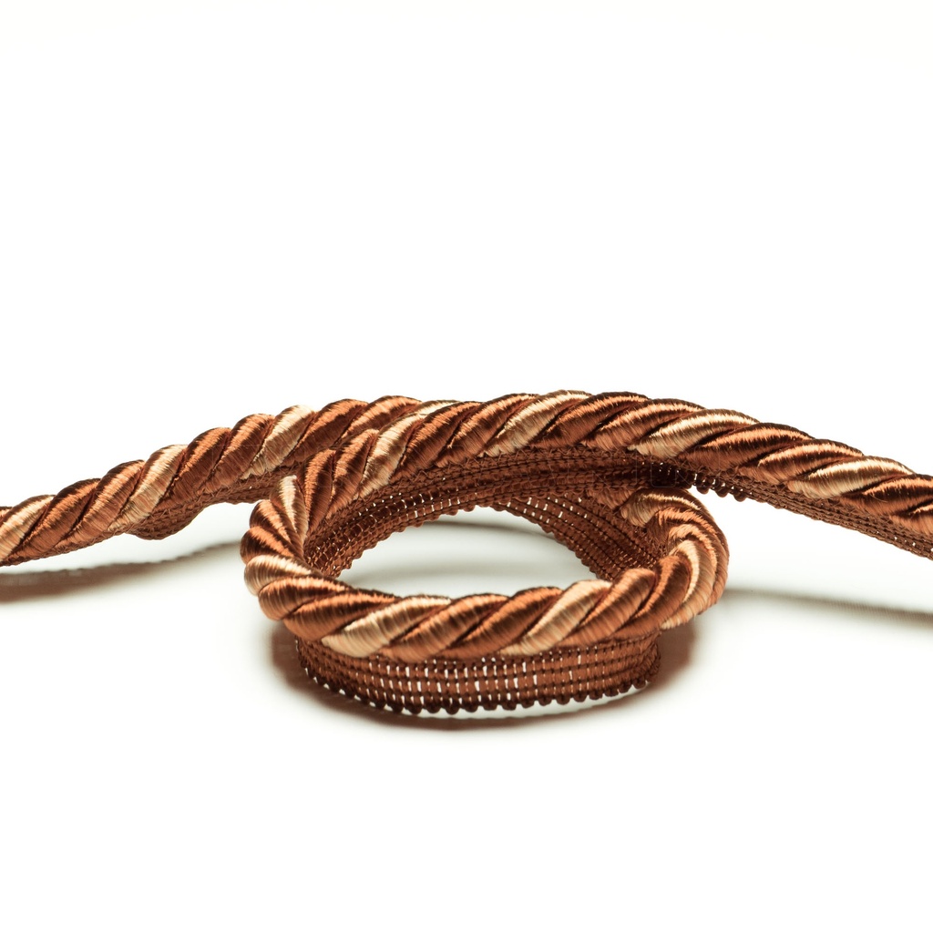 [PF613] Kordel Parma+Fahne 9/12 mm siena