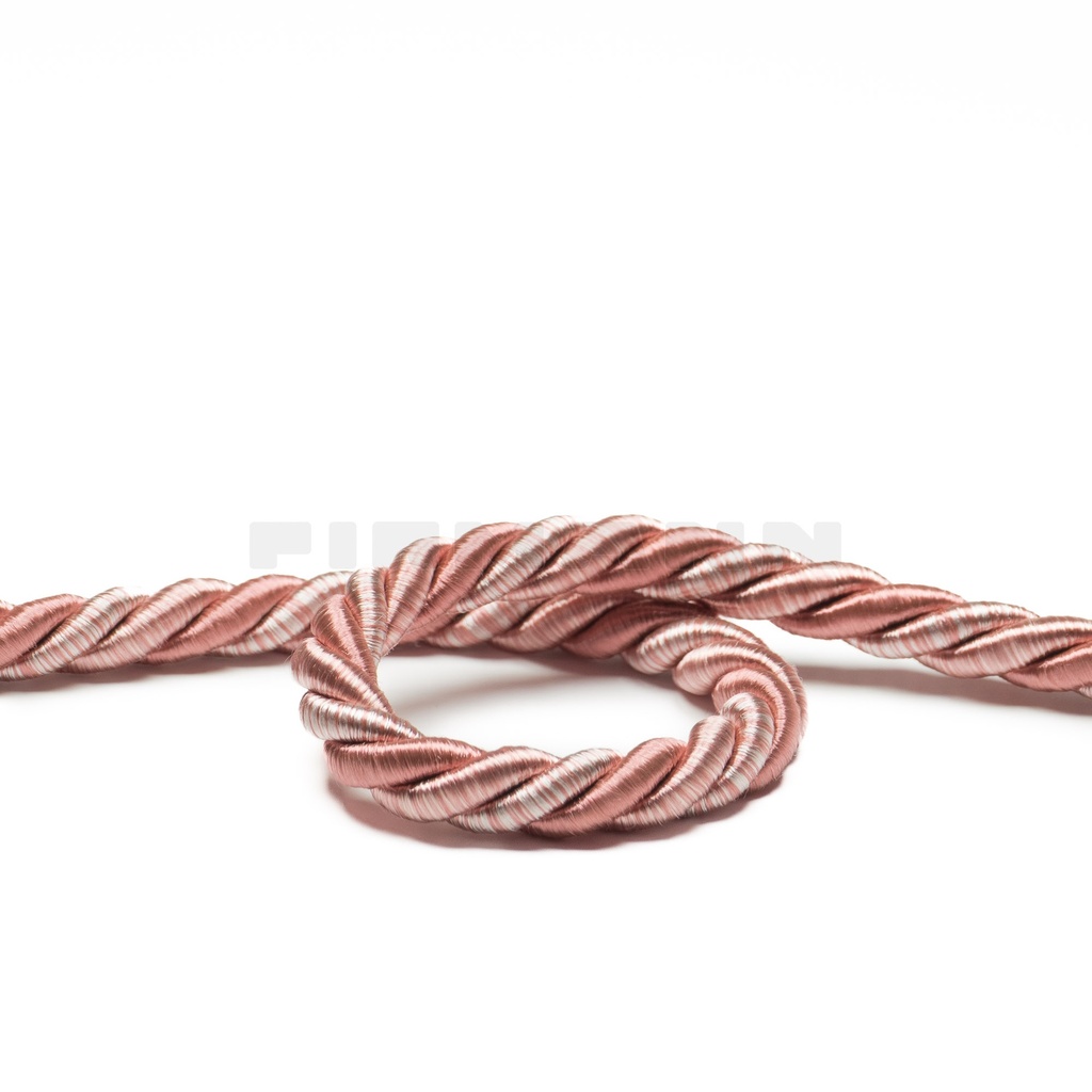 Kordel Parma 9 mm altrosa
