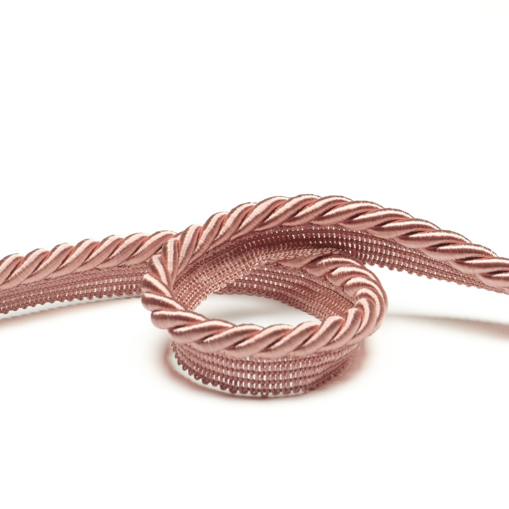 Kordel Parma+Fahne 9/12 mm rosa