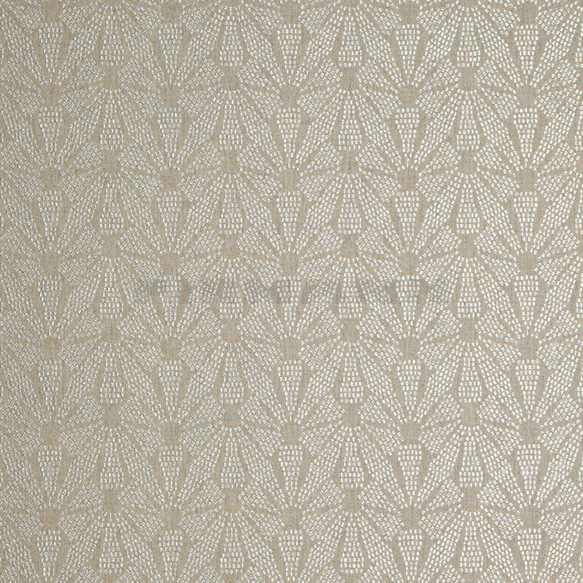 Yser Metallic silber - Möbelstoff