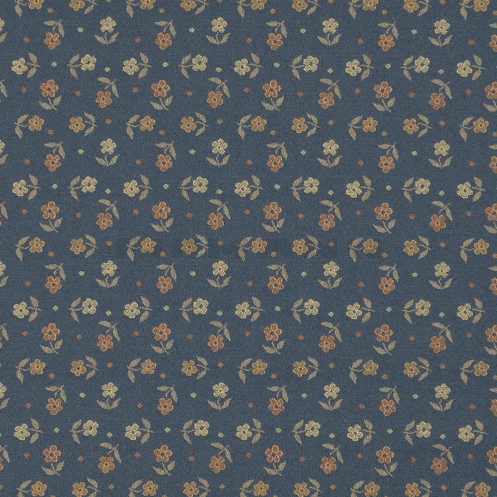 [120069] Thurn Blümchen blau - Möbelstoff