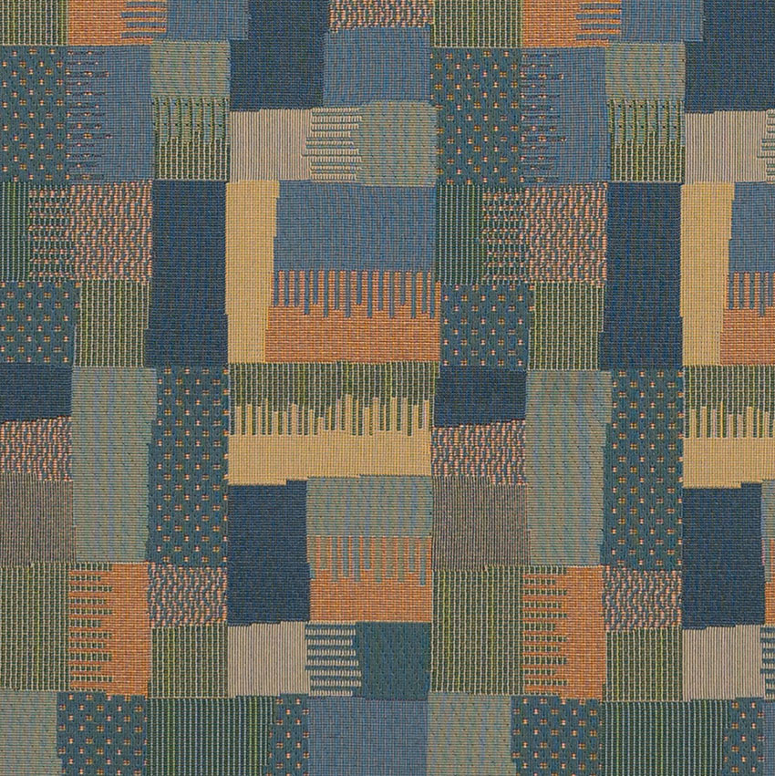Ternitz blau - Möbelstoff