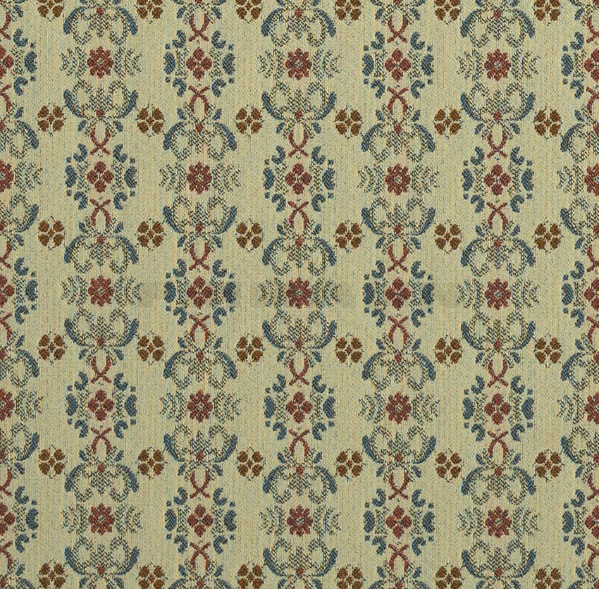 [100200] Kronburg blau - Möbelstoff