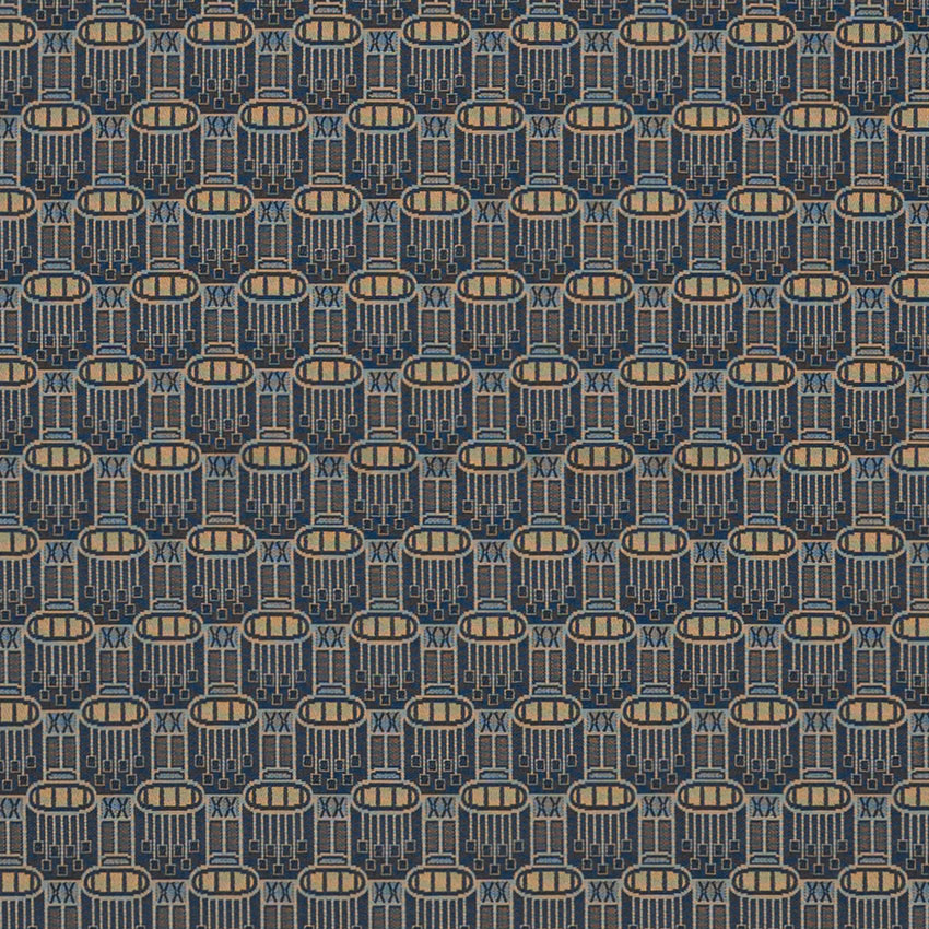 [110649] Heliodor 70/2 B1  blau - Möbelstoff