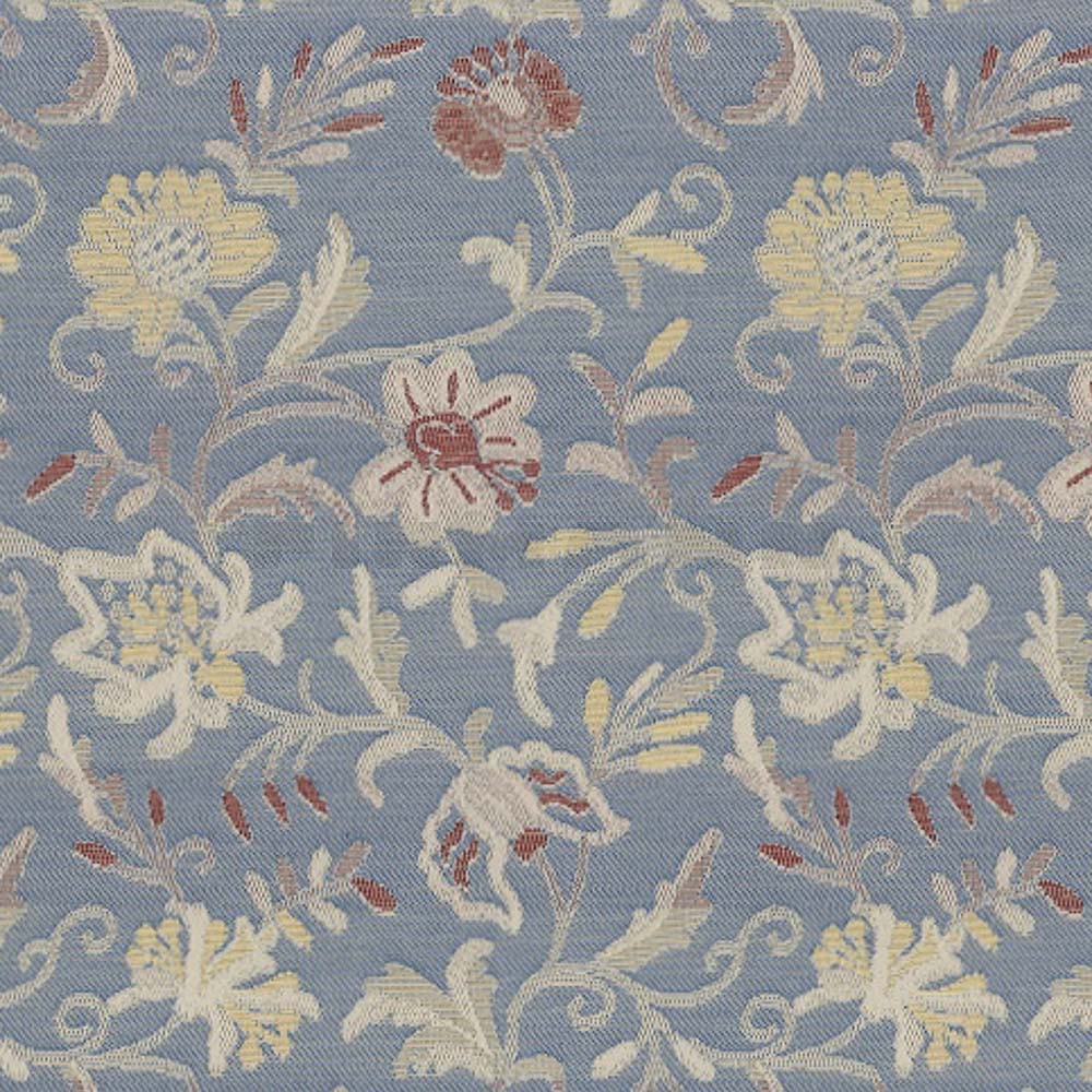Flores blau - Dekor- & Möbelstoff