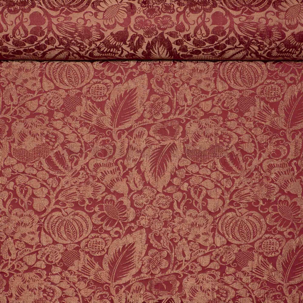 Flora bordeaux - Möbelstoff