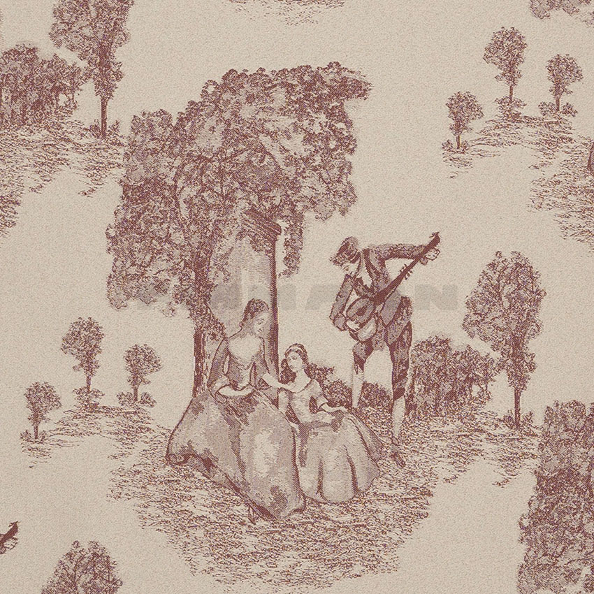 Cholet rot - Möbelstoff