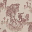 Cholet rot - Möbelstoff