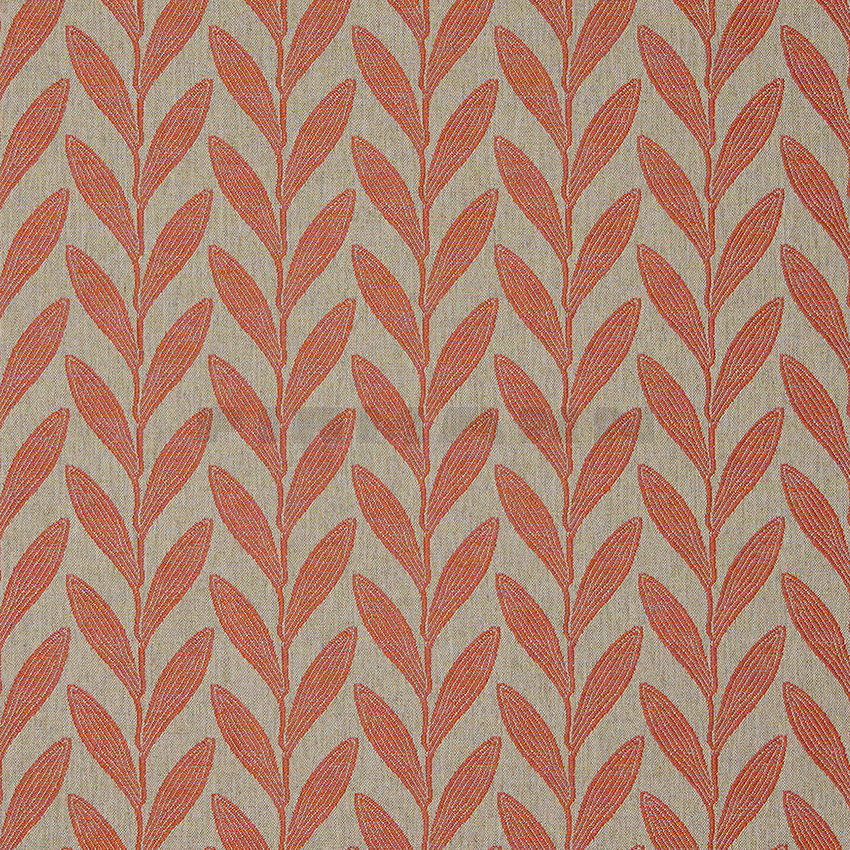 Brügge koralle - Möbelstoff