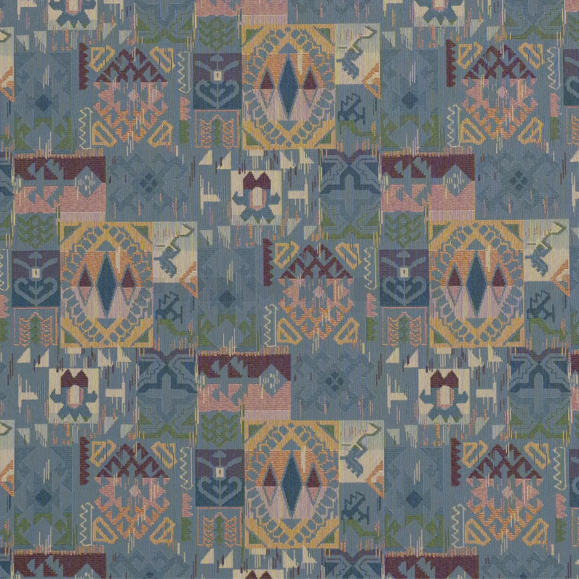 [100190] Auerbach blau - Möbelstoff