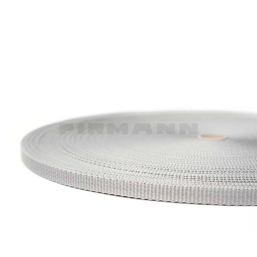 [614110] Polypropylen-Gurte (1 cm, grau)