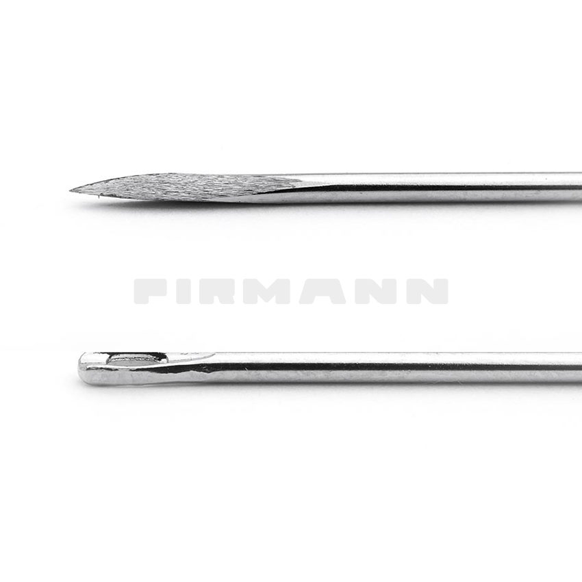 [164230] Ledernadeln gerade – Dreikantspitz (39 mm)
