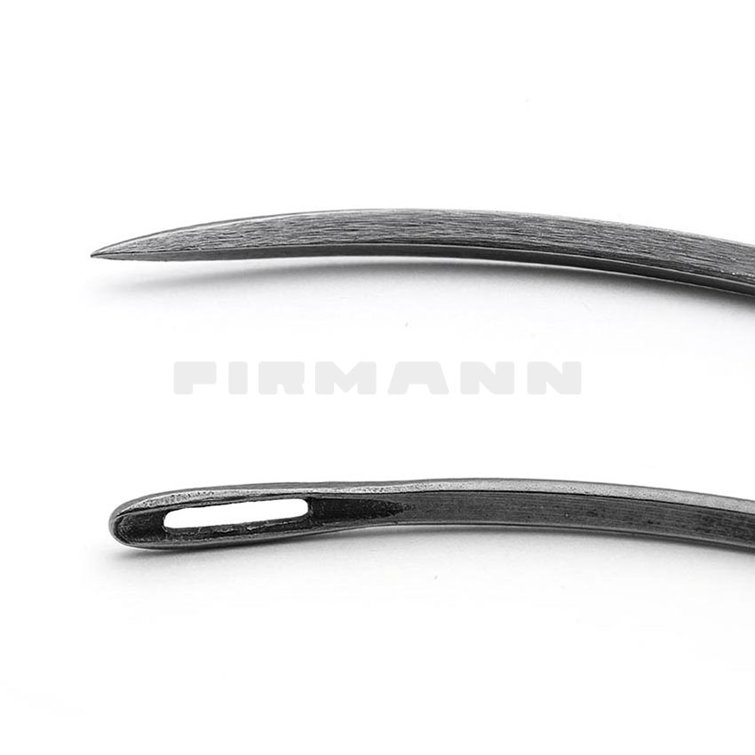 [163722] Ledernadeln gebogen Nr. 503 – Dreikantspitz (80 mm)