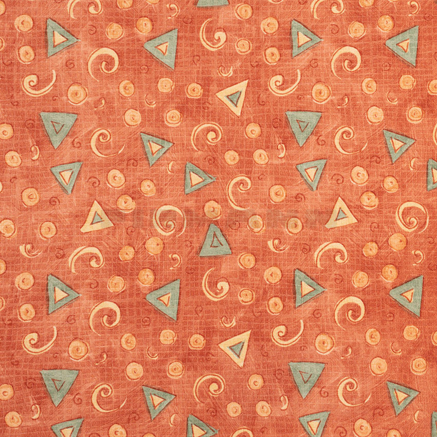 Tulsa orange - Möbelstoff