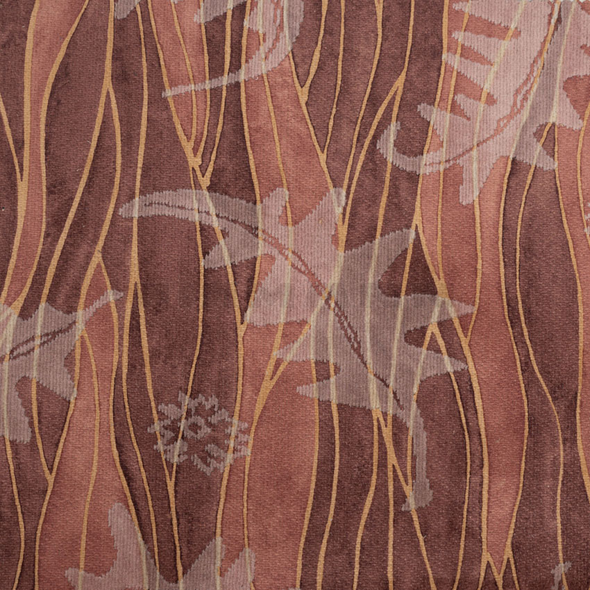 Krieau brombeer - Möbelstoff