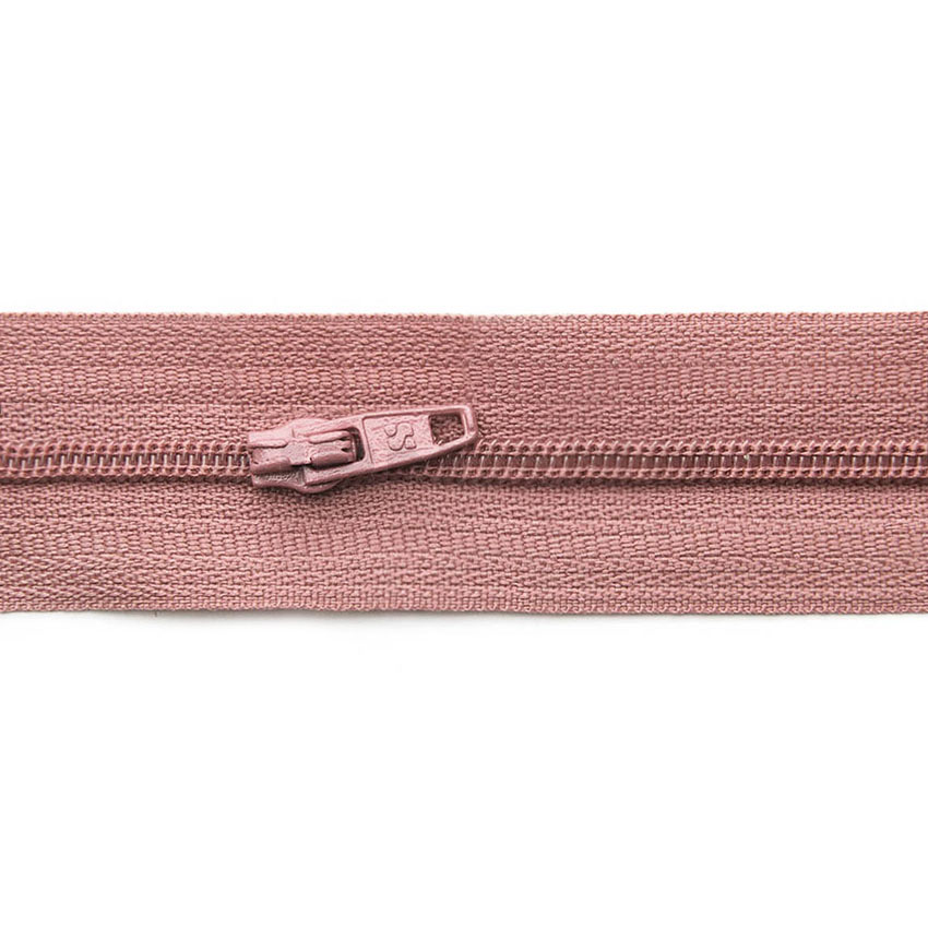 [612407] Reißverschluß endlos altrosa 6055 (per lfm)