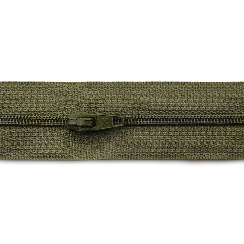 [612409] Reißverschluß endlos oliv 6041 (per lfm)