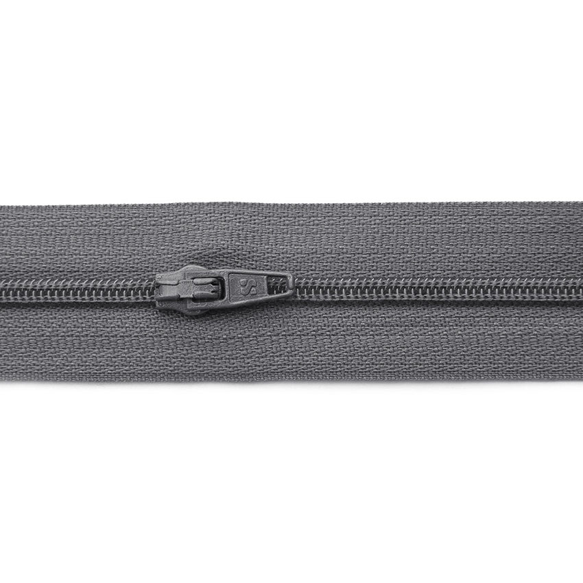[612412] Reißverschluß endlos m.grau 6103 (per lfm)