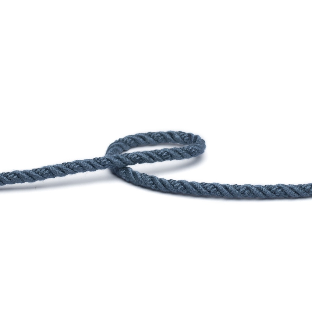 Möbelschnur mit Fahne 6,5 mm atlantik