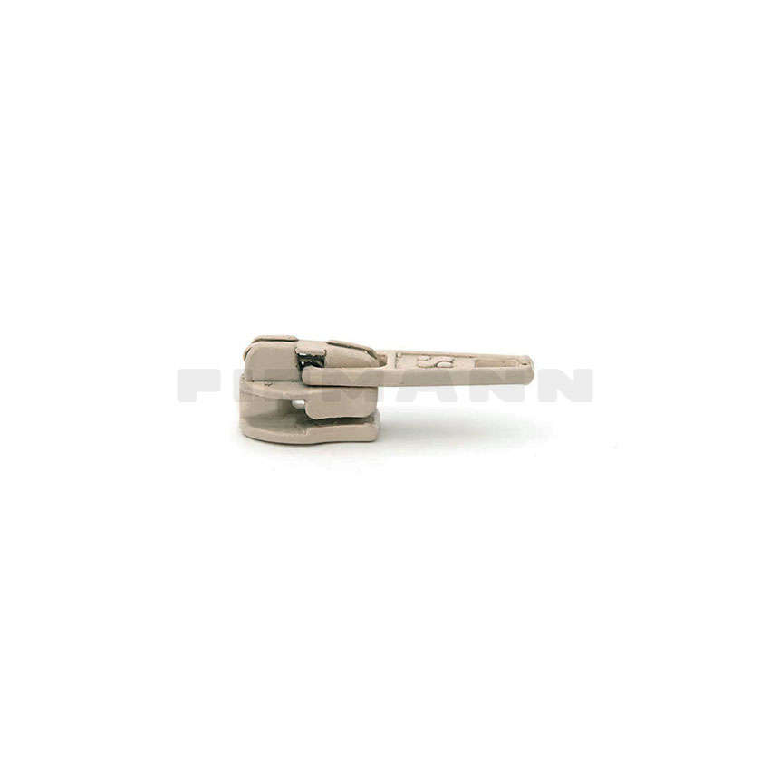 [612605] Schieber h.beige 6012 f. Reißverschl.