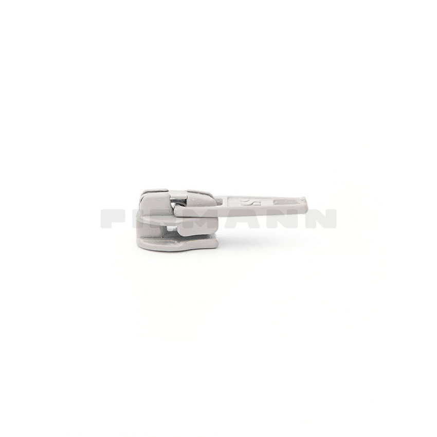 [612610] Schieber h.grau 6009 f. Reißverschl.