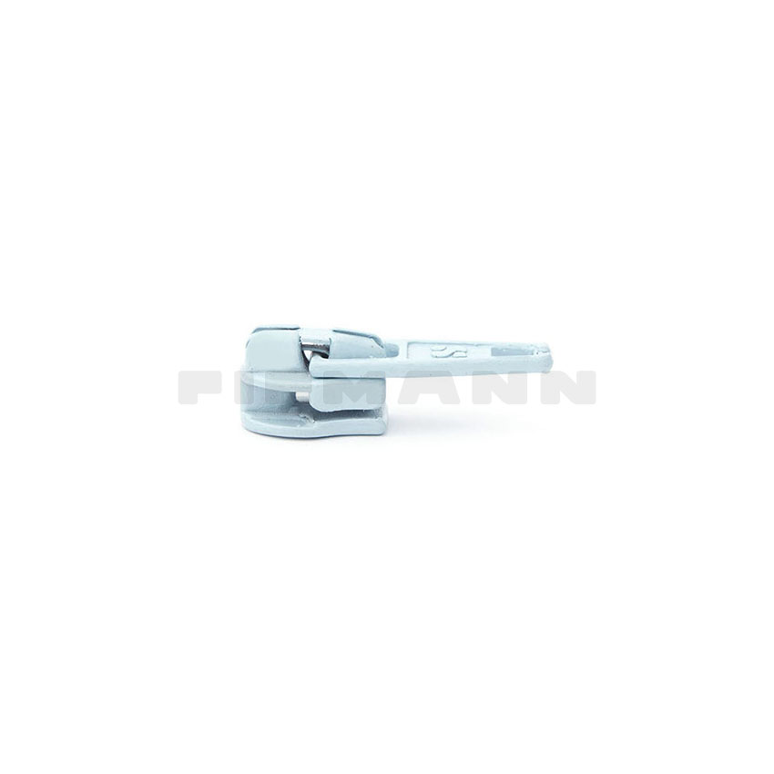 [612624] Schieber pastellblau 6015 f. Reißverschl.