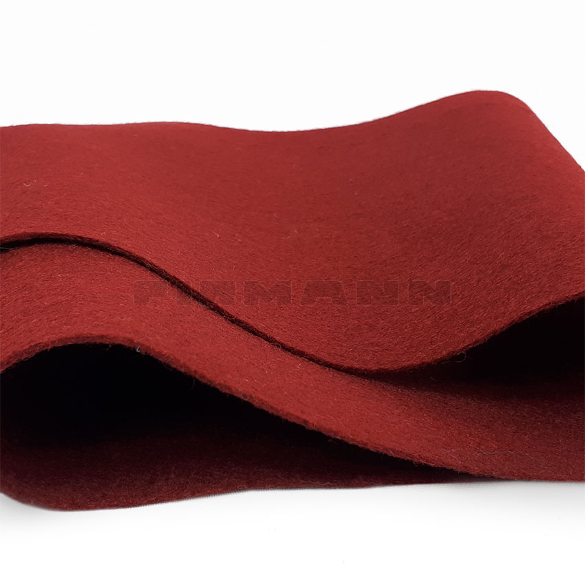 [630103] Tischfilz weinrot 160 cm 400 g/lfm