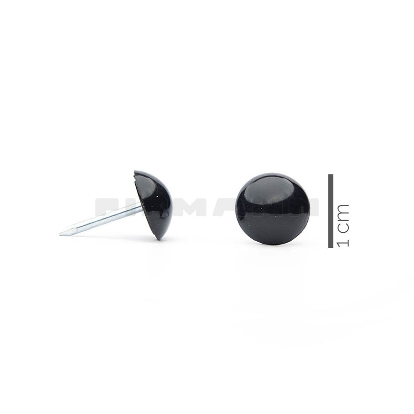 [752501] Plastikkopf schwarz 01 Ziernägel