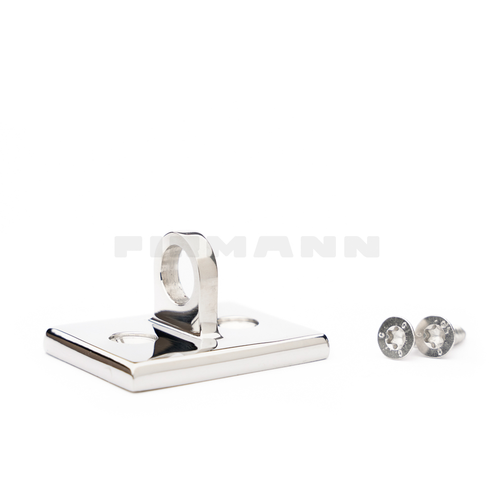 [TSH443] Wandhaken geschlossen 25 mm Wandabstand, verchromt