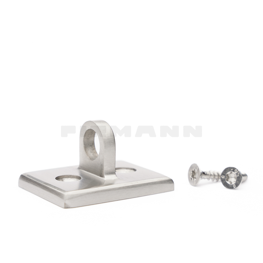 [TSH444] Wandhaken geschlossen 25 mm Wandabstand, nickel mt.