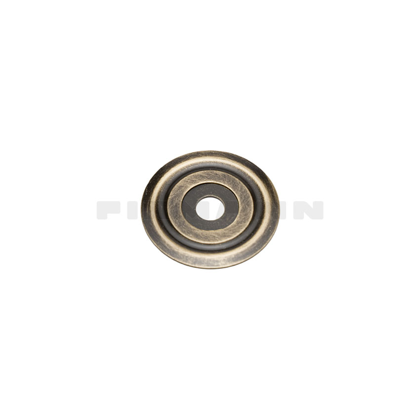 [611392R] Wandrosette zu RHH Knauf 50 messing antik