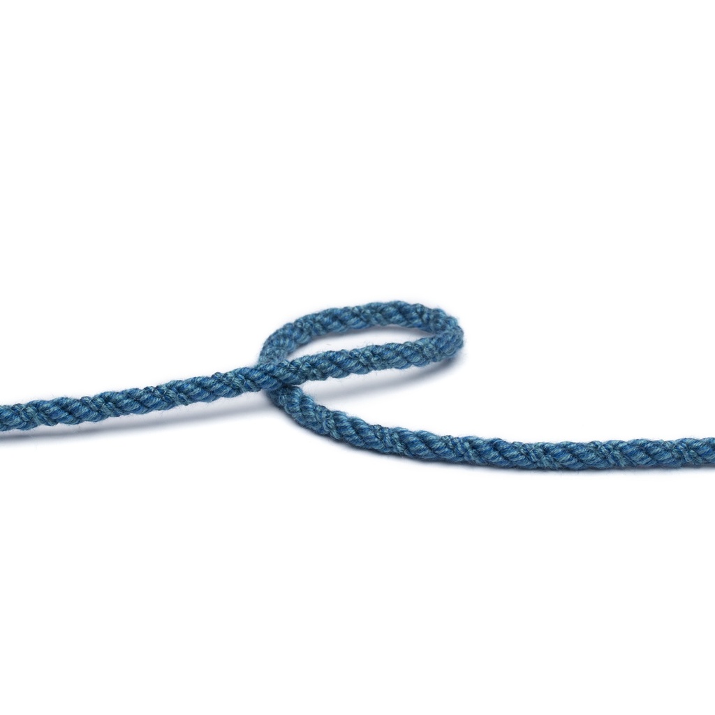 [VSM419] Möbelschnur mittelblau  matt