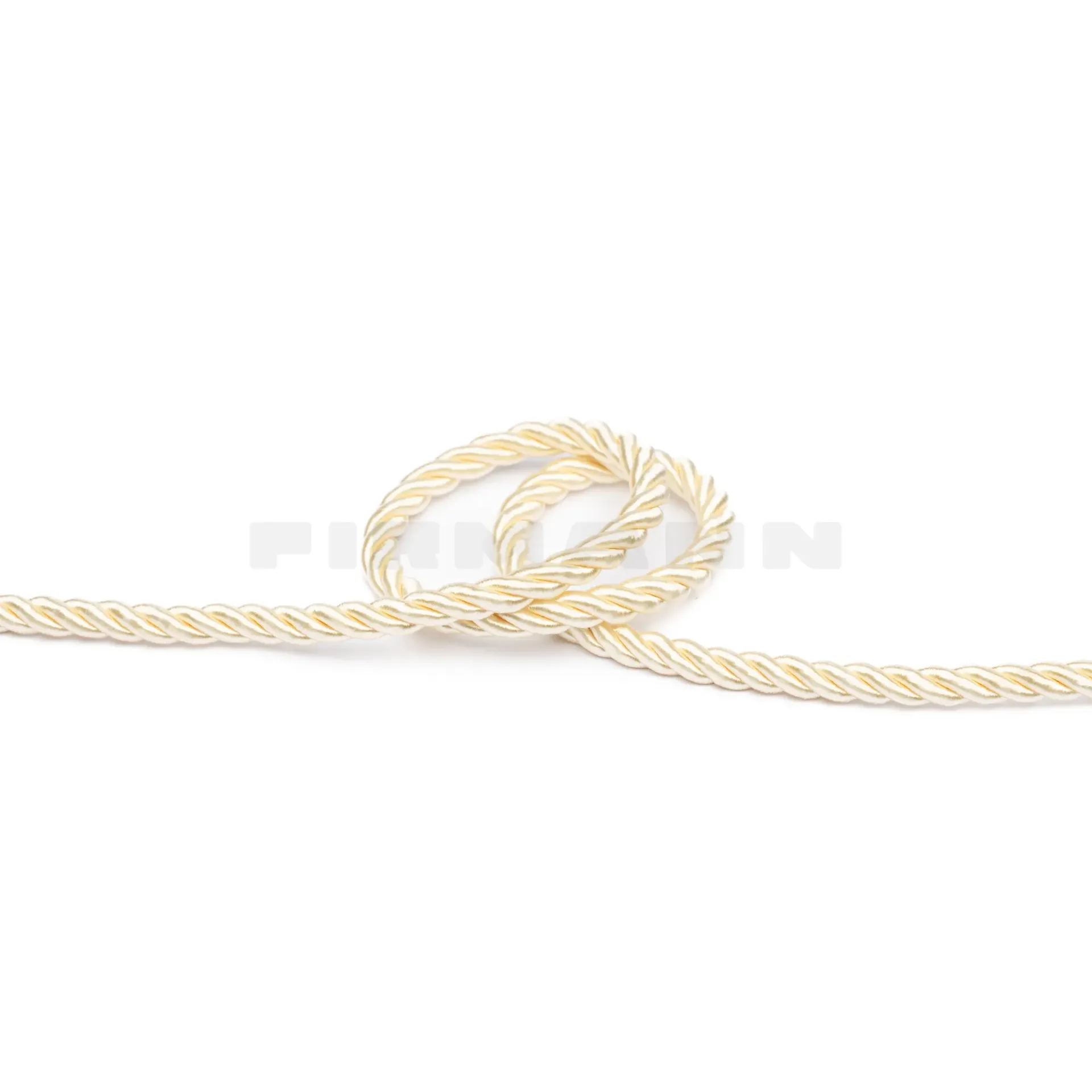 [VKG104] Möbelkordel 6,5 mm glänzend eierschale