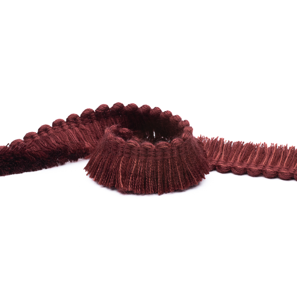 [VSF604] Schnittfransette dkl.rot, 24 mm