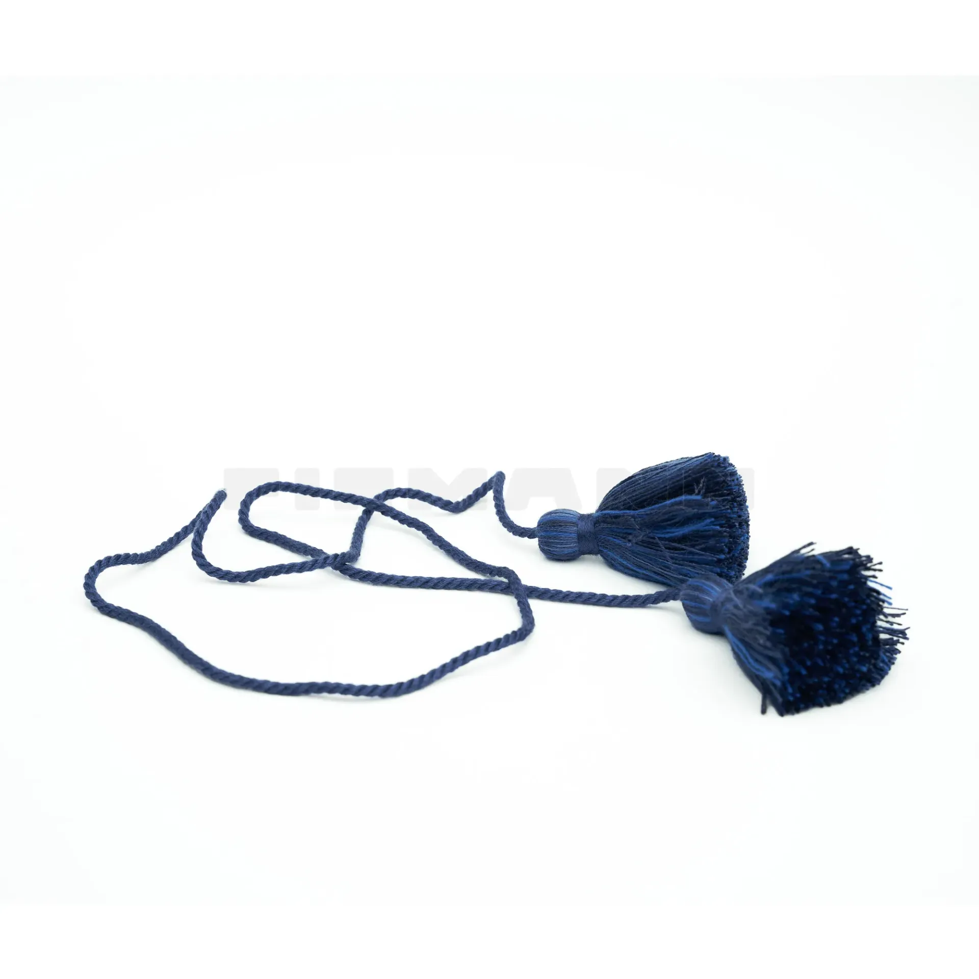 [VBM503] V-Bindegarnitur 70 cm mit 2 Quasten, dkl.blau