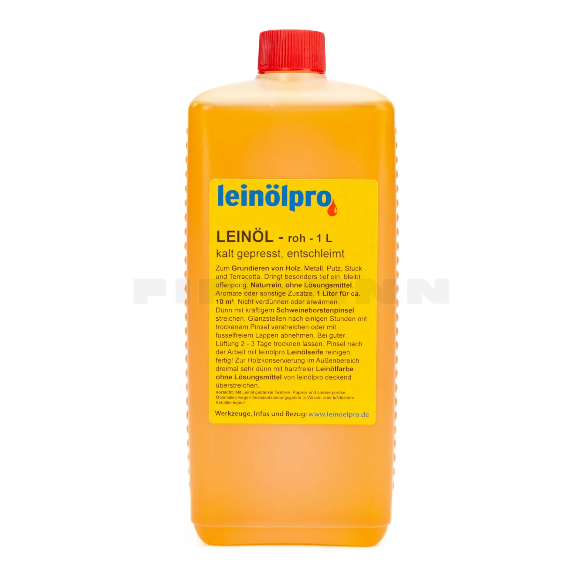 [743321] Leinöl roh, 1 Liter